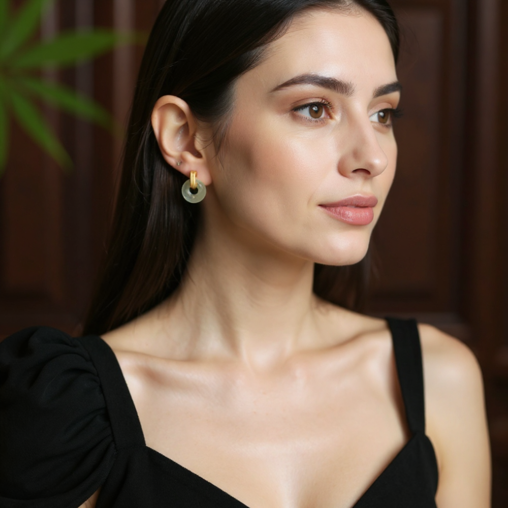 Hetian Jade Serenity Earrings