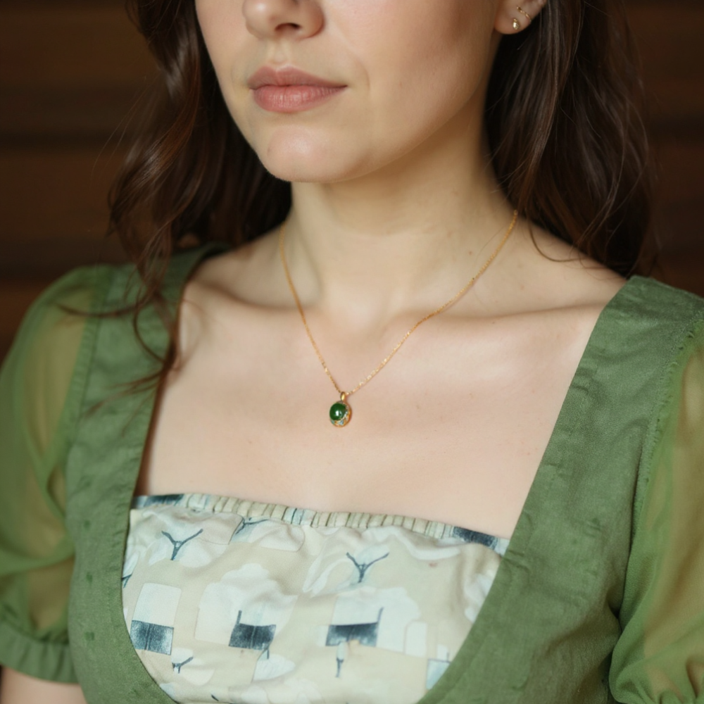 Hetian Jade Serenity Chain Necklace