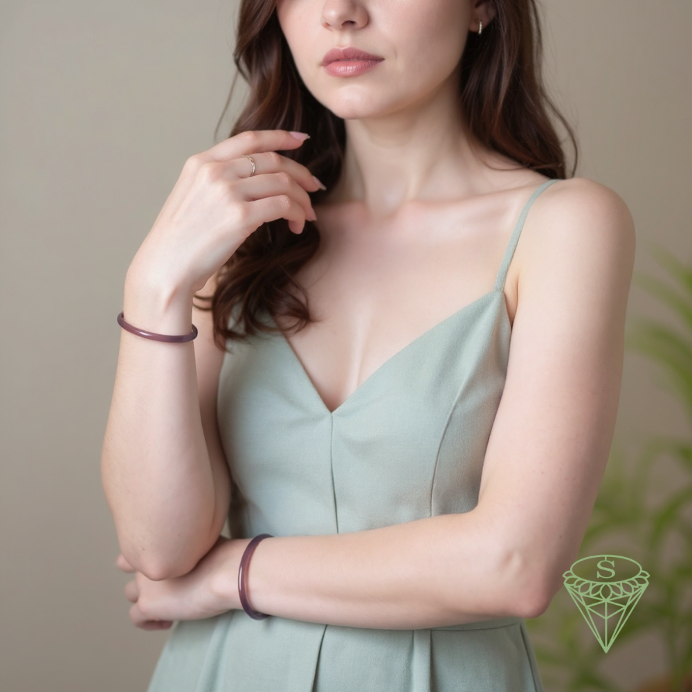 Amethyst Haze Bangle