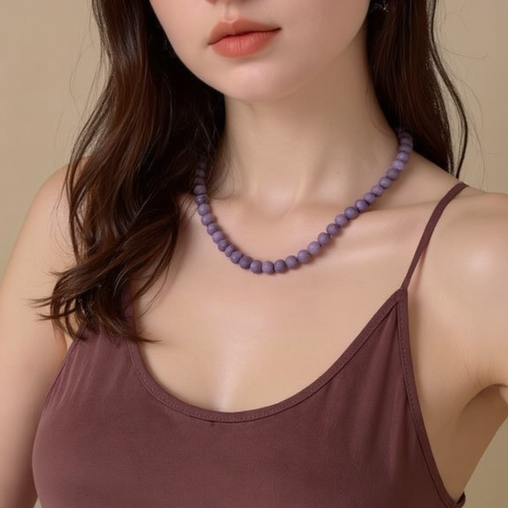 Natural Stone Serenity Chain Necklace
