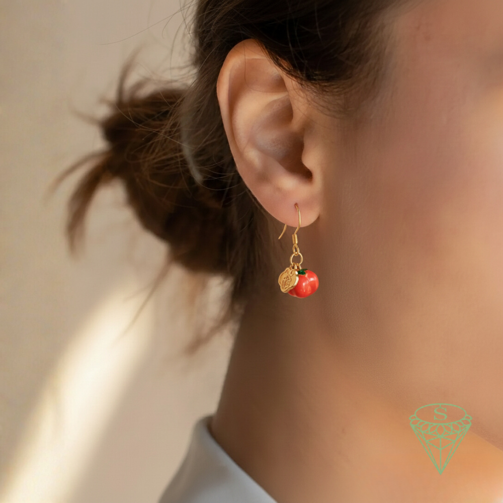 Crimson Fortune Hoops