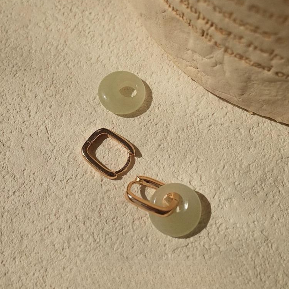Hetian Jade Whisper Earrings