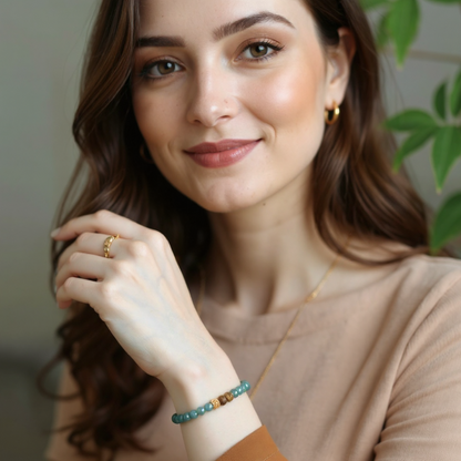 Emerald Agarwood Fusion Bracelet