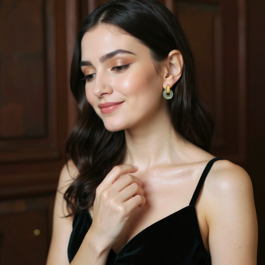 Hetian Jade Serenity Earrings