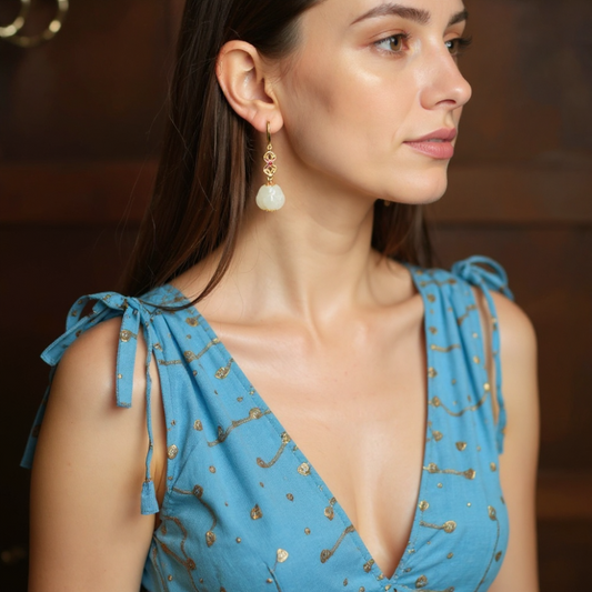 Hetian Jade Whisper Earrings