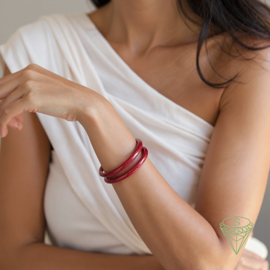 Ruby Glow Bangle