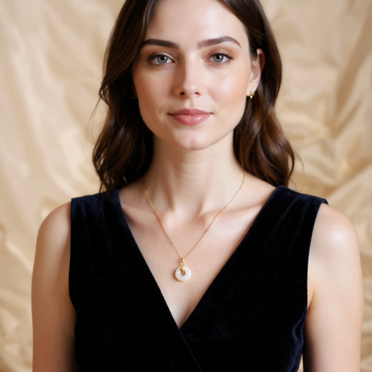 Hetian White Serenity Necklace