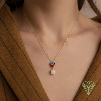 Auspicious Knot Necklace