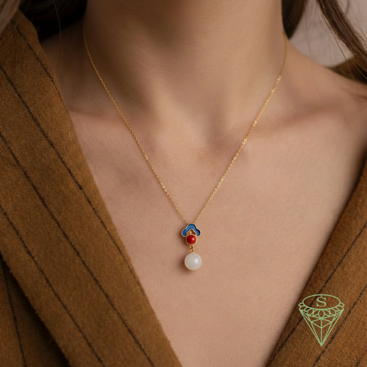 Auspicious Knot Necklace