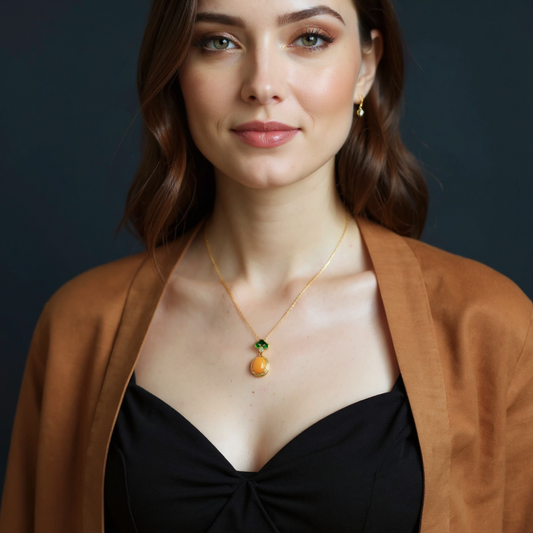 Amber Tranquil Glow Necklace