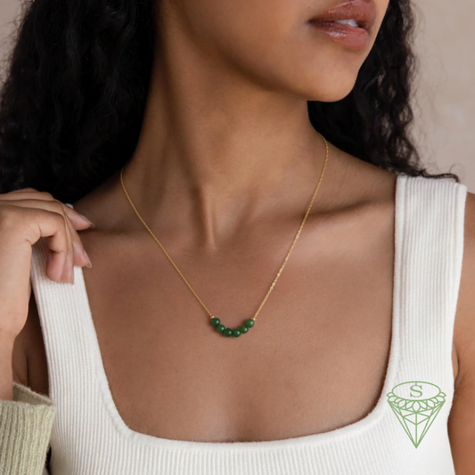 Emerald Arc Necklace
