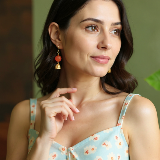 Agate Bloom Earrings