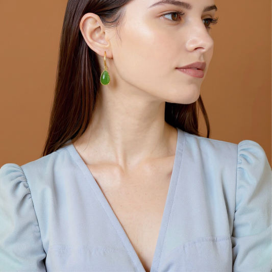 Jade Green Harmony Earrings