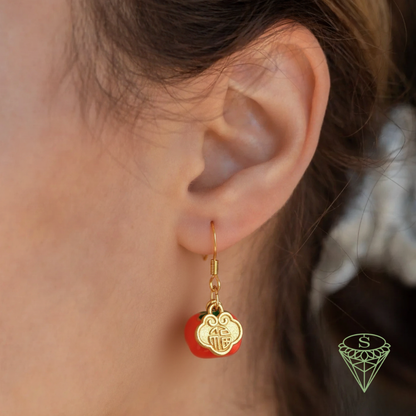 Crimson Fortune Hoops