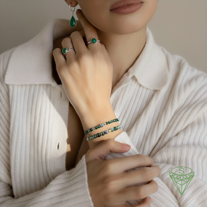 Jade Ripple Bracelet