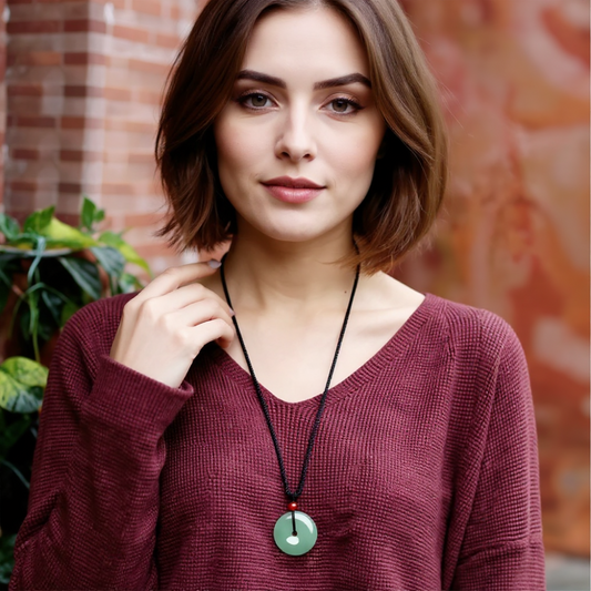 Hetian Jade Serenity Thread Necklace