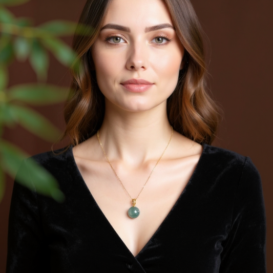 Emerald Sky Pendant Necklace