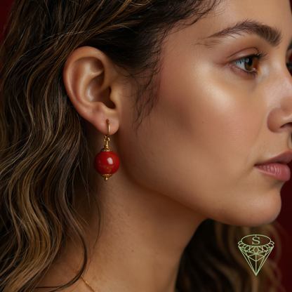 Crimson Dynasty Earrings