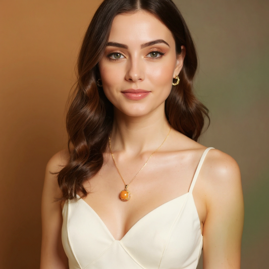 Amber Honey Glow Necklace