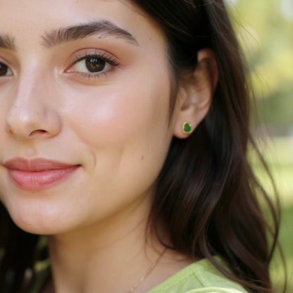 Gourde de Jade Earrings