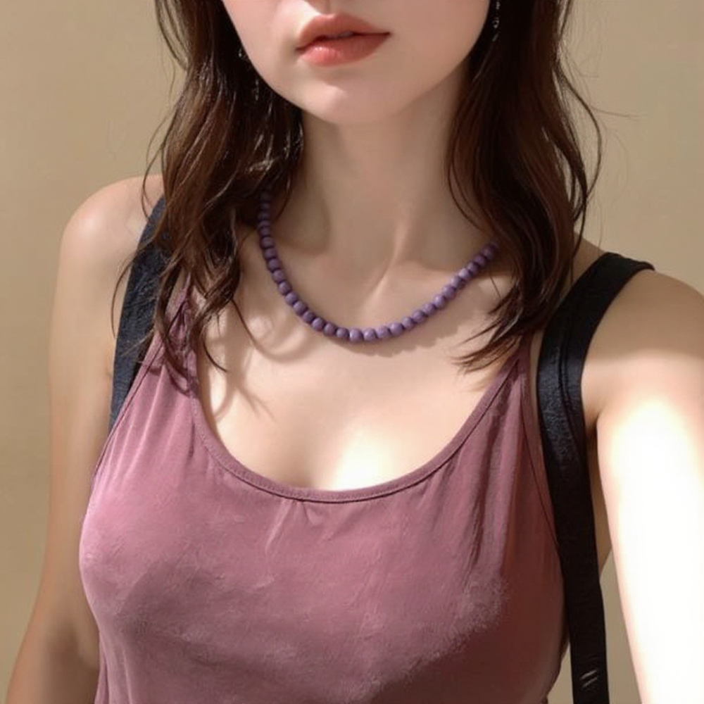 Natural Stone Serenity Chain Necklace