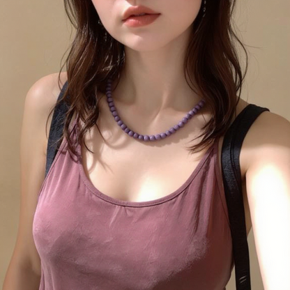 Natural Stone Serenity Chain Necklace