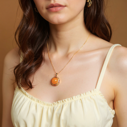 Amber Honey Glow Necklace