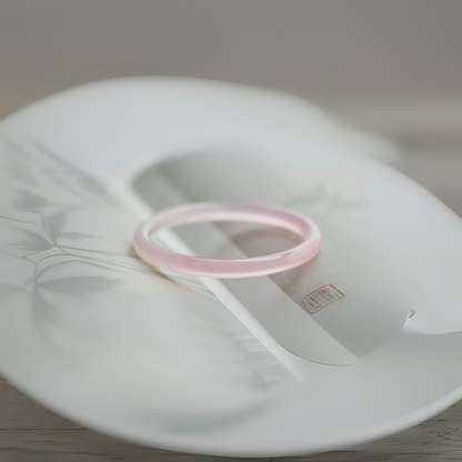 Pink Jade Harmony Bangle