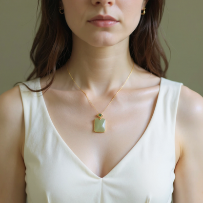 Hetian Serenity Strand Necklace