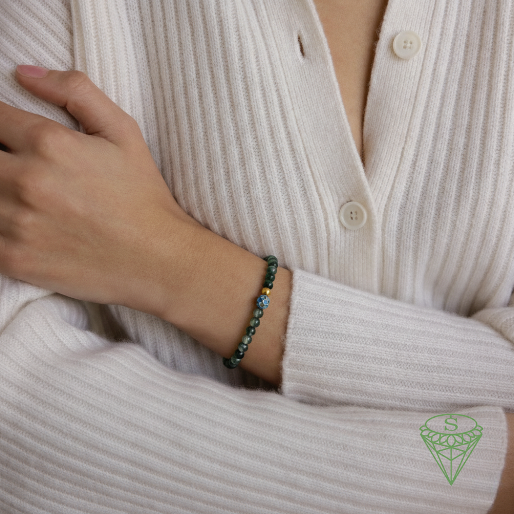 Jade Ripple Bracelet