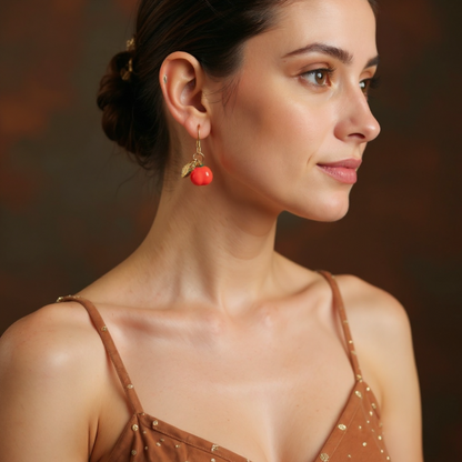 Enamel Radiance Drops Earrings