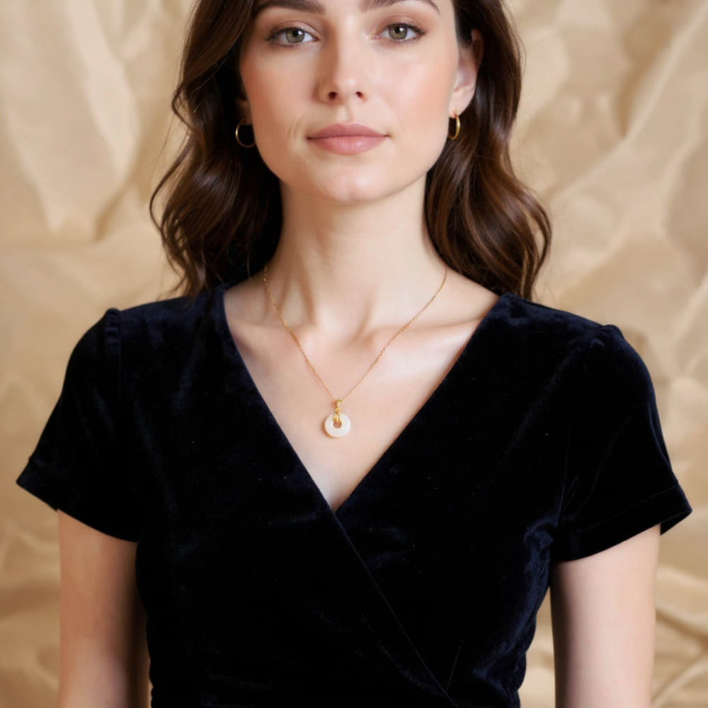 Hetian White Serenity Necklace