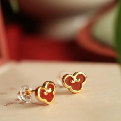Agate Moonlit Charm Earrings