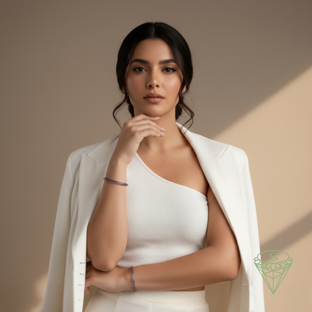 Amethyst Haze Bangle