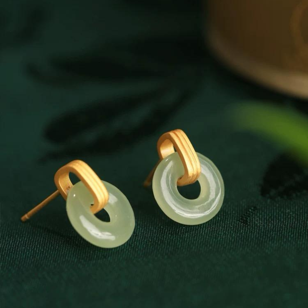 Hetian Jade Serenity Earrings