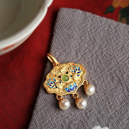 Hetian Koi Prosperity Necklace