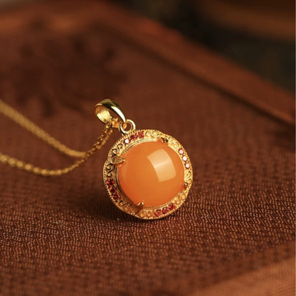 Amber Honey Glow Necklace