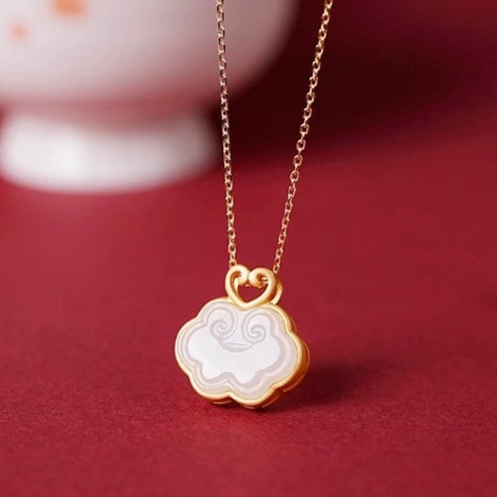 Hetian Cloud Whisper Necklace