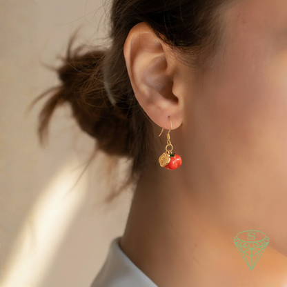 Crimson Fortune Hoops