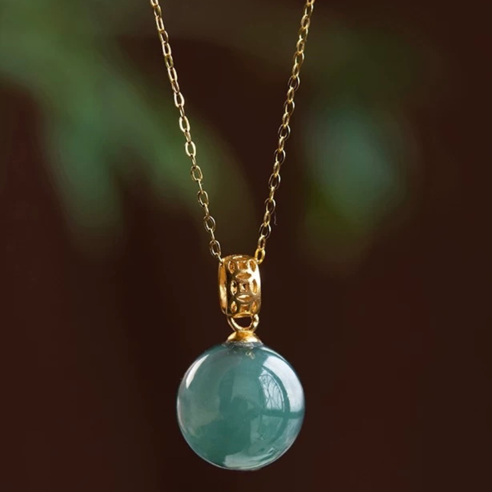 Emerald Sky Pendant Necklace