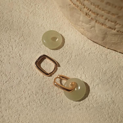 Hetian Jade Whisper Earrings