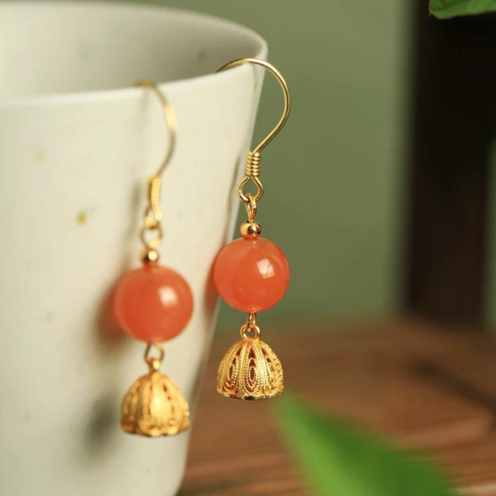 Agate Bloom Earrings