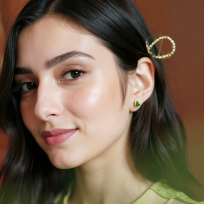 Gourde de Jade Earrings