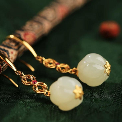 Hetian Jade Whisper Earrings