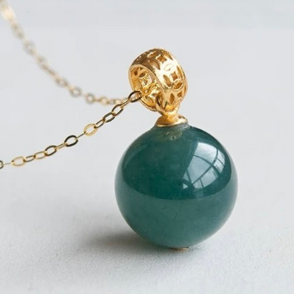 Emerald Sky Pendant Necklace