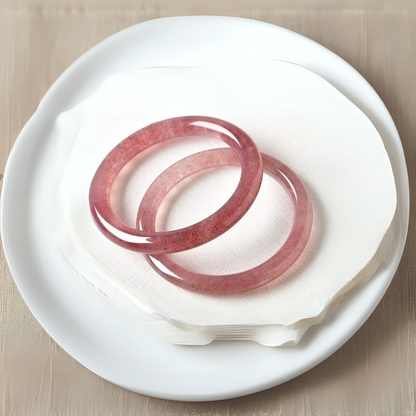 Strawberry Quartz Delight Bracelet