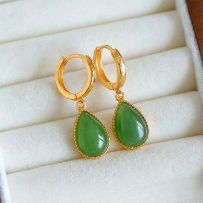Jade Green Harmony Earrings