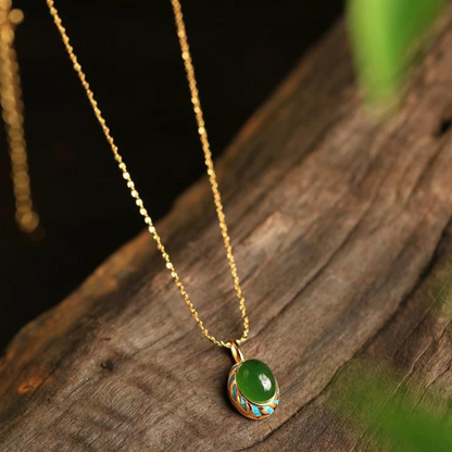 Hetian Jade Serenity Chain Necklace