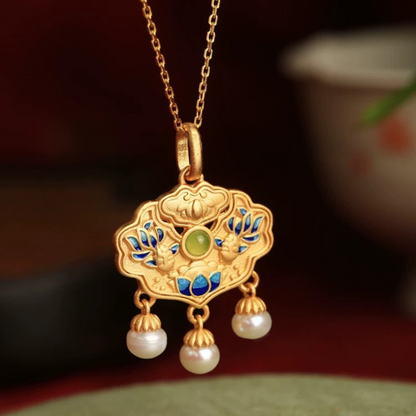 Hetian Koi Prosperity Necklace
