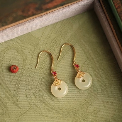 Jade Eternity Drops Earrings